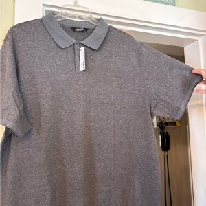 Men's Classic Gray Polo Shirt